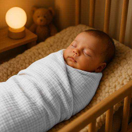 Franske Maxi-swaddles – bløde, økologiske