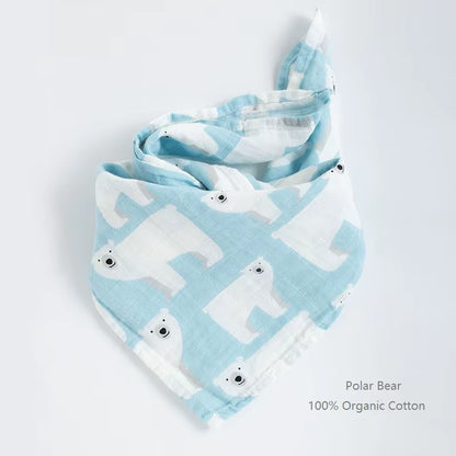 Newborn Blankets Bamboo Bath Towel Baby Swaddle Kids Muslin Organic Cotton Fabric Super Soft Stuff Girls Burp Cloth Monthly Wrap