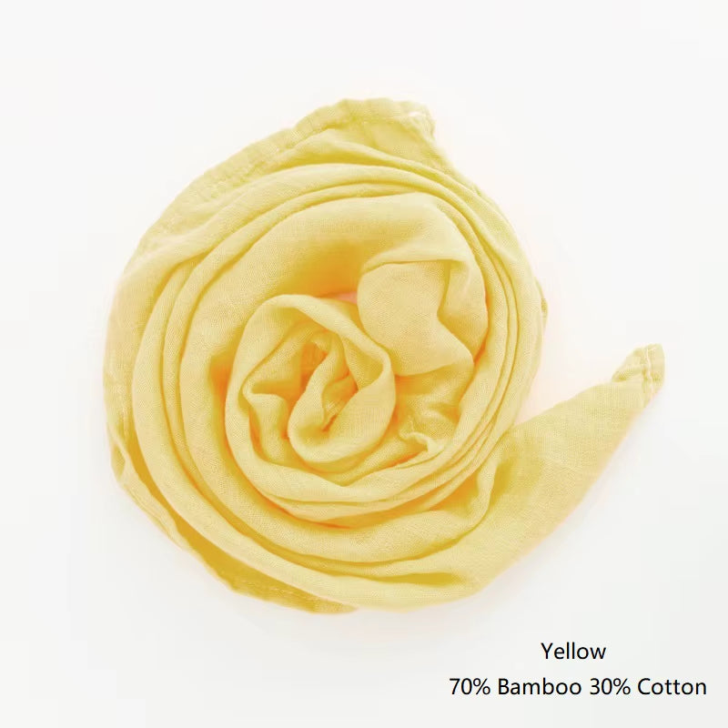 Newborn Blankets Bamboo Bath Towel Baby Swaddle Kids Muslin Organic Cotton Fabric Super Soft Stuff Girls Burp Cloth Monthly Wrap