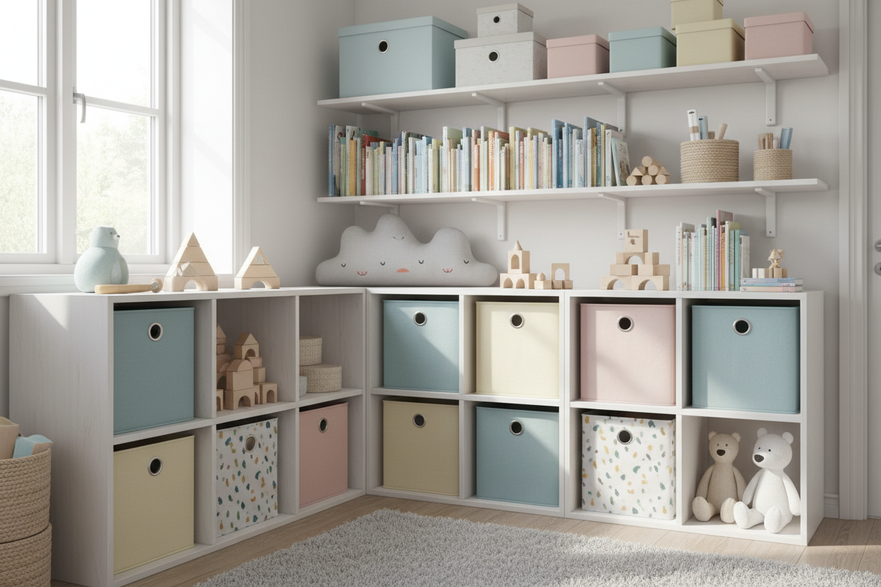 opbevaring til børne ting 